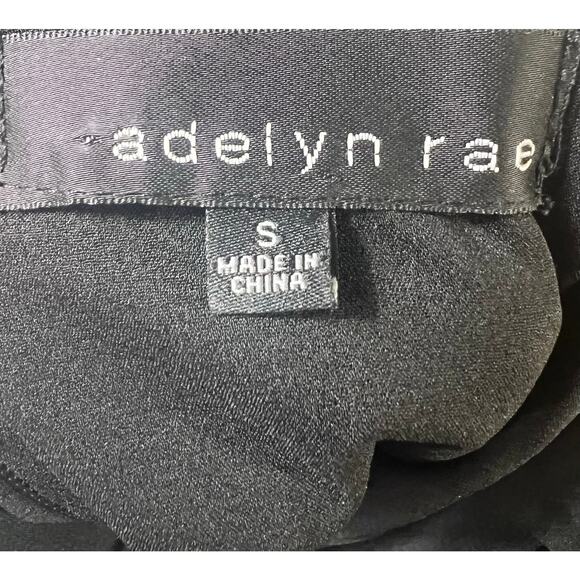 (NWOT) Adelyn Rae Shelby Midi Dress Off Shoulder Cocktail Dress Black Size S - Picture 4 of 4